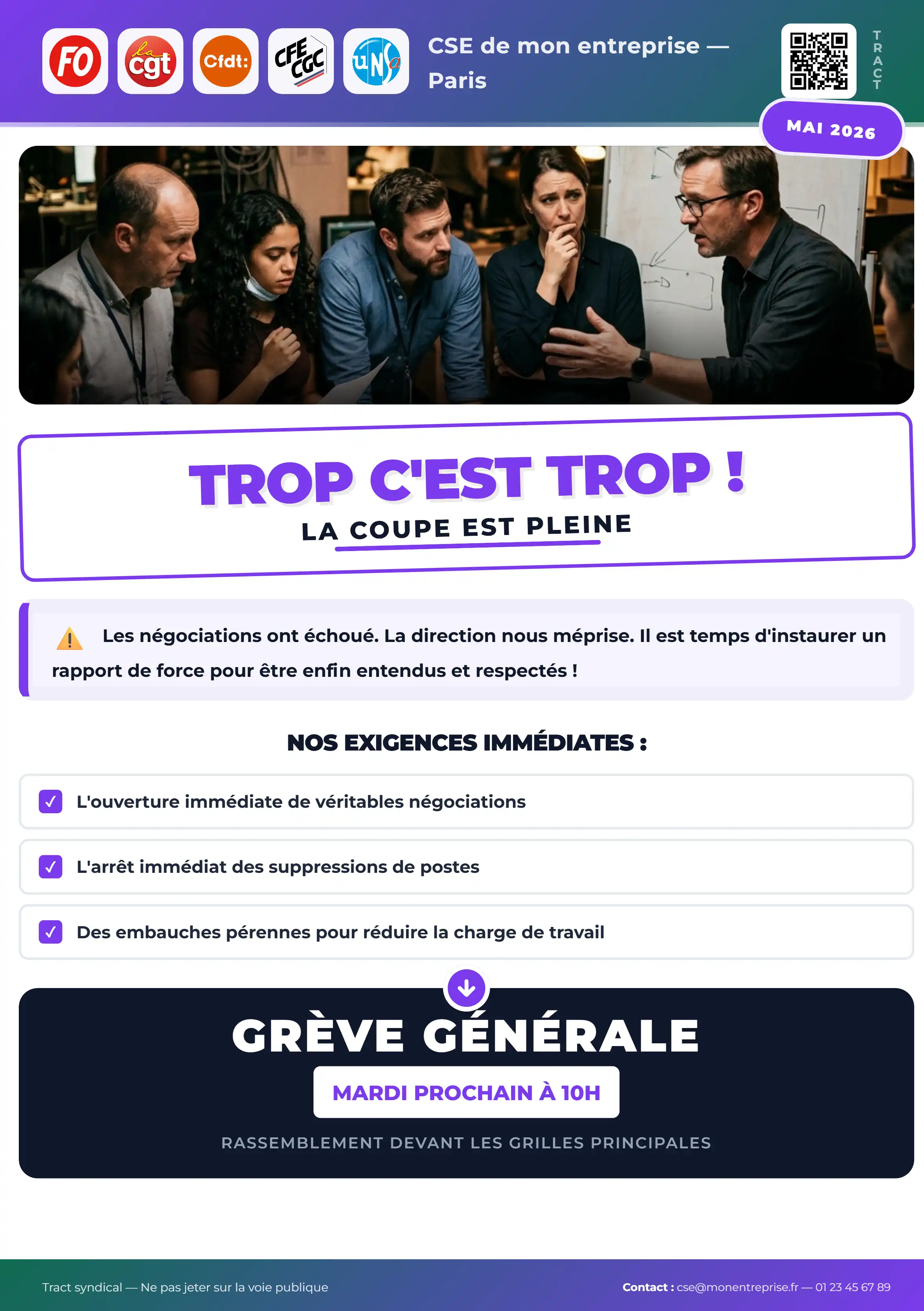 Tract généré par l'IA